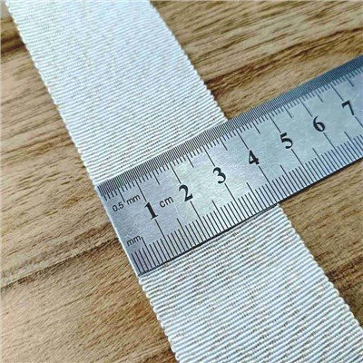Auksinė vielinė grosgrain juostelė